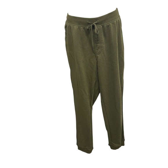 Weatherproof Vintage Mens Slim Tapered Fit Joggers Olive Green Large 1622306 - Picture 2 of 10